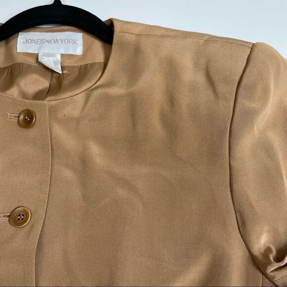 Vintage Jones New York 100% Silk Pant Suit - Picture 9 of 16